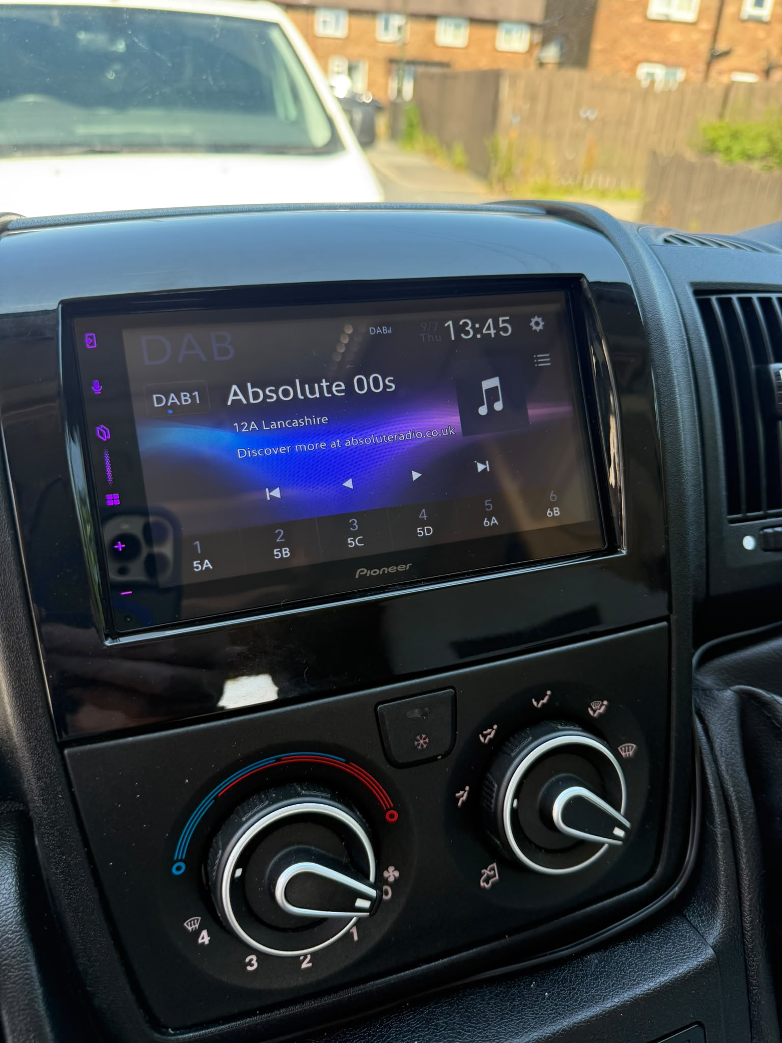 Android stereo installed in Motorhome
